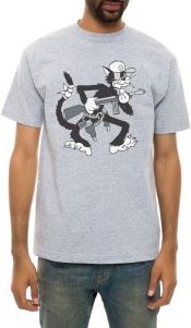 The Cat Named Pablo Tee in Heather Grey