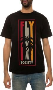 The Tall Palms Tee in Black