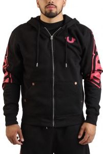 Arched Logo Zip-Up Hoodie 