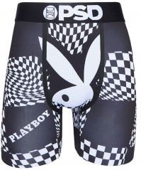 Playboy Warp Check Boxer Briefs