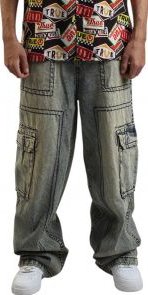Denim Big T Cargo Pant 