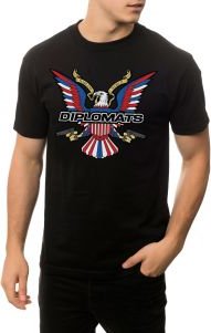 The Eagle Logo Tee in Black