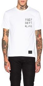 The Prep Coterie Prep Boys 4 Life T Shirt in White