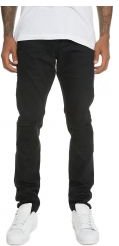 Daily Knee Slit Denim Jeans Black