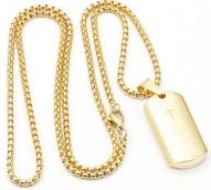 Lords Prayer Beveled Dog Tag