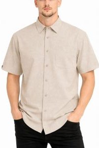 Melange Short Sleeve Shirt