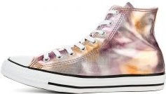 CTAS Metallic Canvas Sneaker dusk pink/black/white