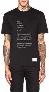 The Prep Coterie Definition A T Shirt in Black