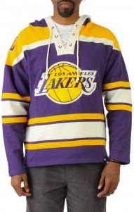 Los Angeles Lakers Vintage Superior '47 Lacer Hood