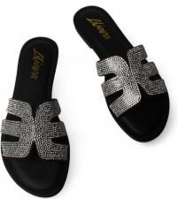 Ivana-1 Rhinestone Sandal 