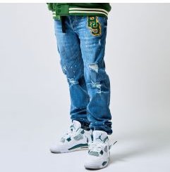 Academia Dark Blue Jeans