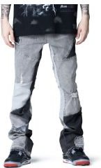 Thrash Stacked Denim Grey