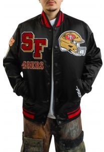 49ers LUXE Satin Jacket