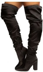 Tinashe-1 Pointy Thigh High Boots