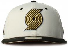 Portland Trail Blazers Chrome Fitted Hat 