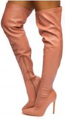 Gisele-7 Thigh High Heeled Boots