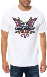 The Eagle Logo Tee in White