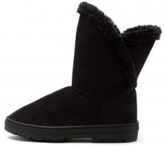 Daizy-1 Flat Fur Boots