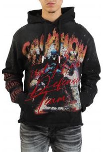 Caution Not So Quiet Ghost Rider Flames Hoodie