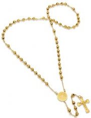 Padre Nuestro" Prayer Rosary Necklace