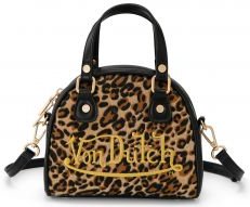 Leopard Vegan Pony Hair Cheetah Bowling Bag