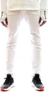 Skinny Cotton Terry Denim Pants.