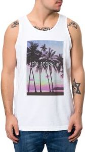 The California VHS Tank Top in White