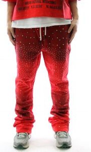 SYNTH Washed French Terry Stacked Jogger Pants