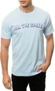 The All the Smoke Tee in Powder Blue