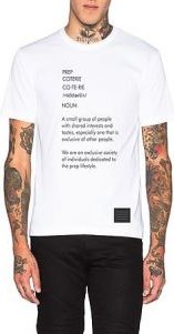 The Prep Coterie Definition A T Shirt in White
