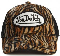 Tiger Stripe Velvet Trucker 