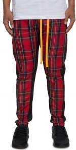 The Tartan Track Pants in Red