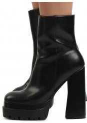 Sienna-1 Lug Platform Bootie