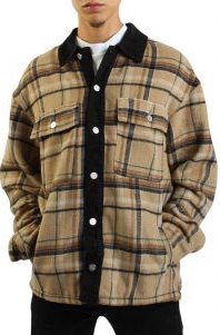 Plaid Denim Combo Shacket