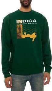 The Indica Crewneck Sweatshirt in Green
