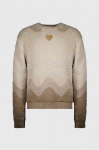 Mohair Knit Crewneck Sweater