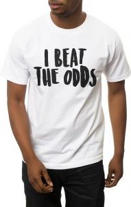 The Beat the Odds Tee in White