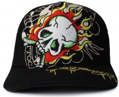 Fire Skull Trucker Hat 