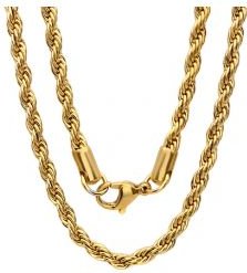 Twisted Rope Chain Necklace