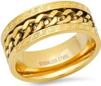 Cuban Link Spinner Ring