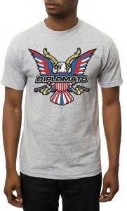 The Eagle Logo Tee in Heather Grey