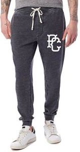 The PC Campus Monogram Terry Joggers in Washed Black