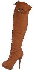 Thigh High Boot Wissper Rust