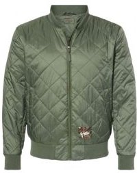 Quilted Bomber Jacket