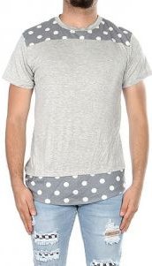 Polka Dot Gray Extension T-Shirts Heather Gray