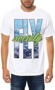 The Fly Clouds Tee in White