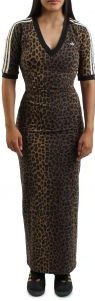 Leopard V-Neck Maxi Dress