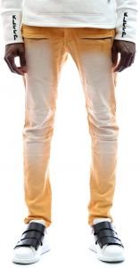Skinny Cotton Terry Denim Pants.