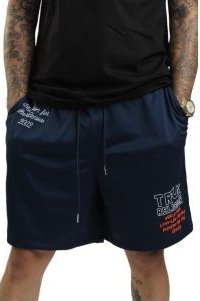 Embroidered Jersey Short