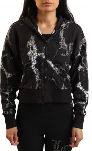 HOOPS X LAFRANCE WRITTEN IN CHROME CROPPED HOODIE